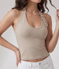 belted halter