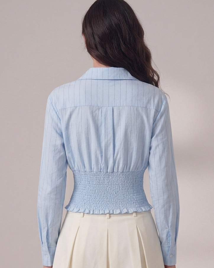 Lace up Waist Shirt
