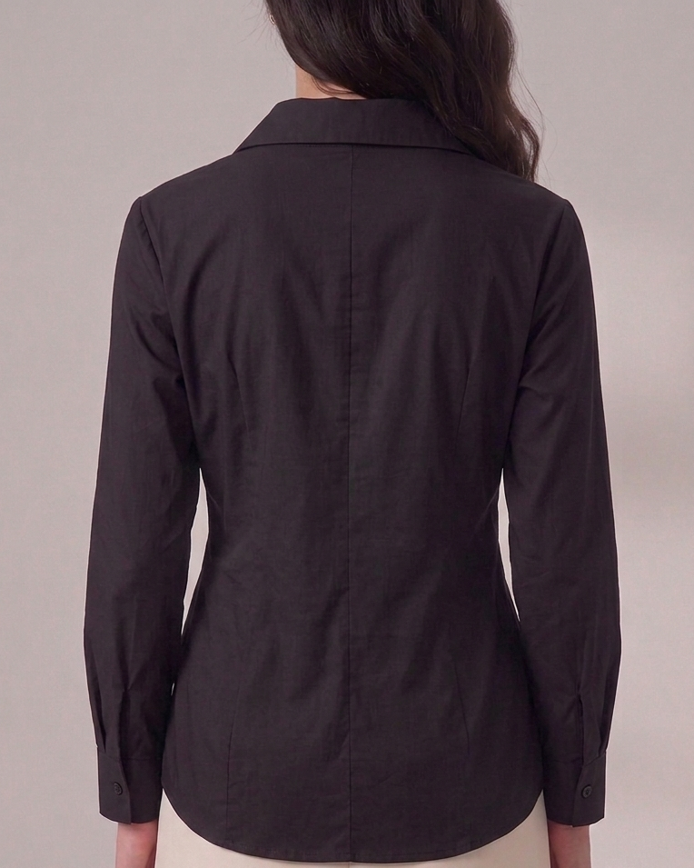 Tie waist shirt