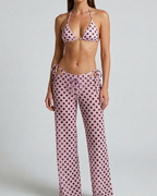 Polka dot bikini pants set