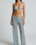 Polka dot bikini pants set