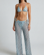 Polka dot bikini pants set