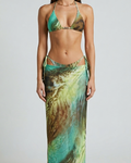 Printed bikini set