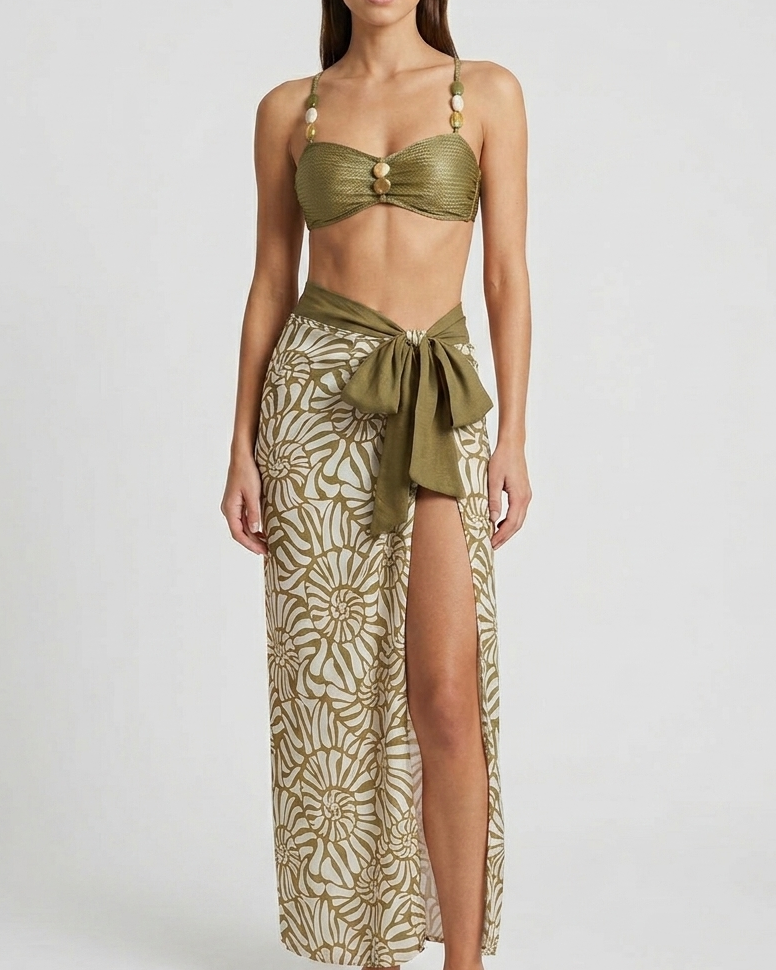 beaded bikini set