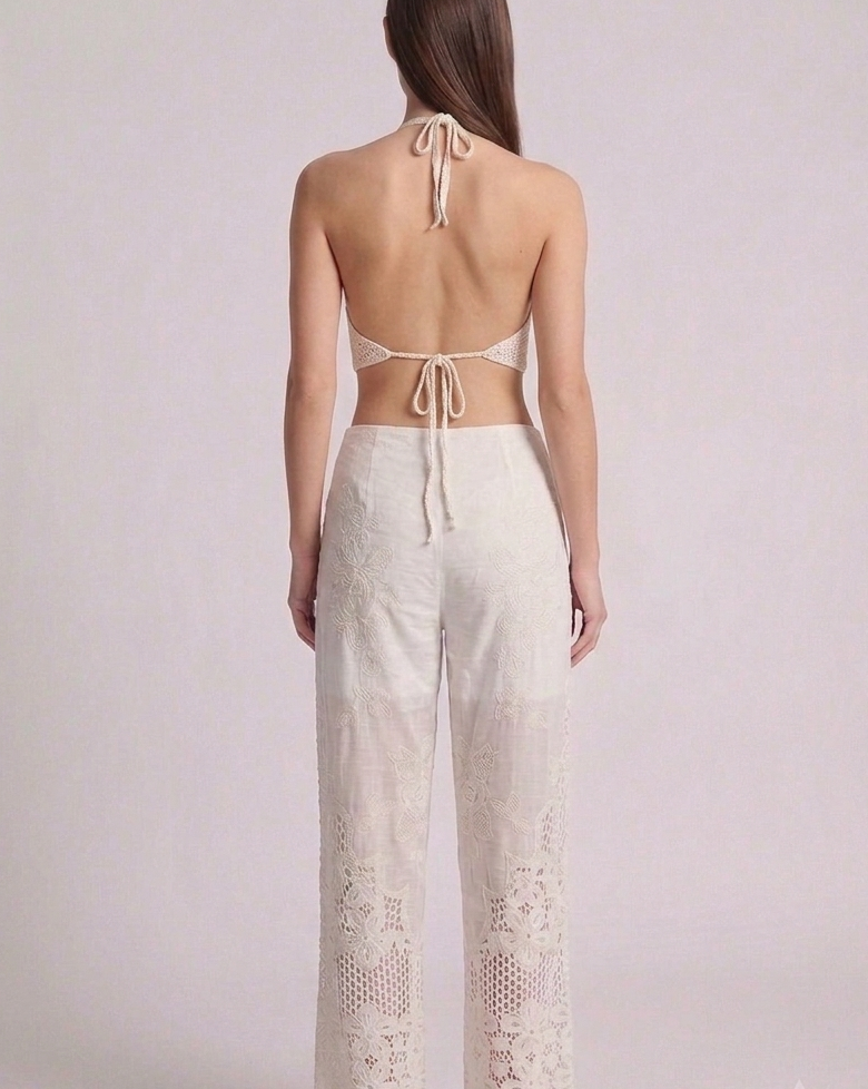 Crochet Fringe Resort Set