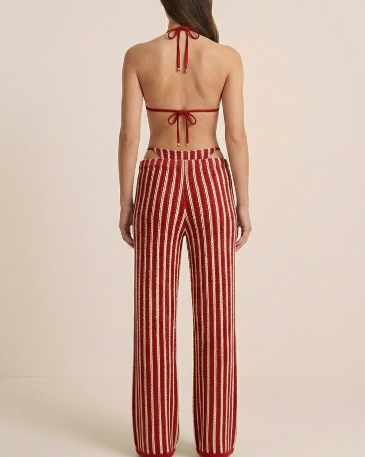 crochet pant set