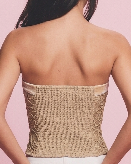 laced tube top