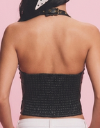 beaded halter