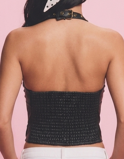 beaded halter