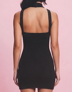 knitted scarf dress