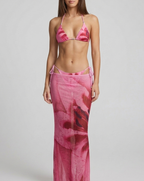 Pink lily bikini