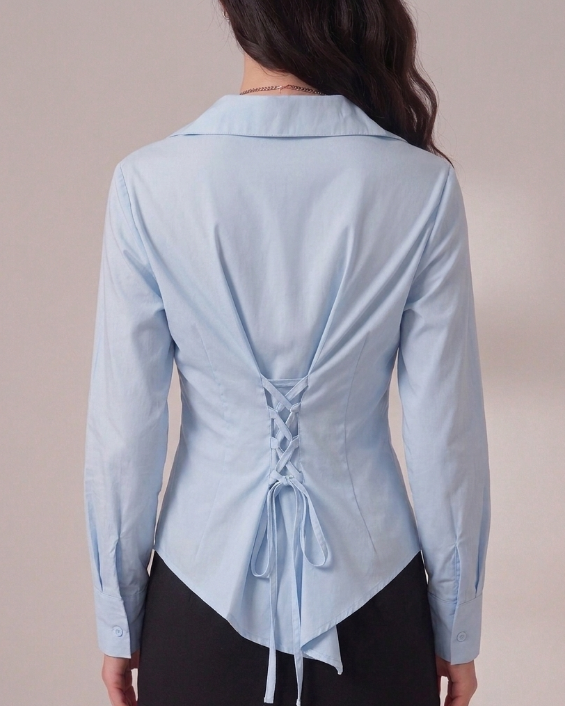 Back corset shirt