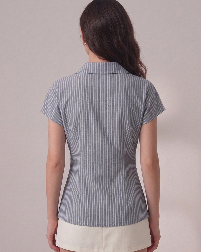 Stripe Buckle shirt