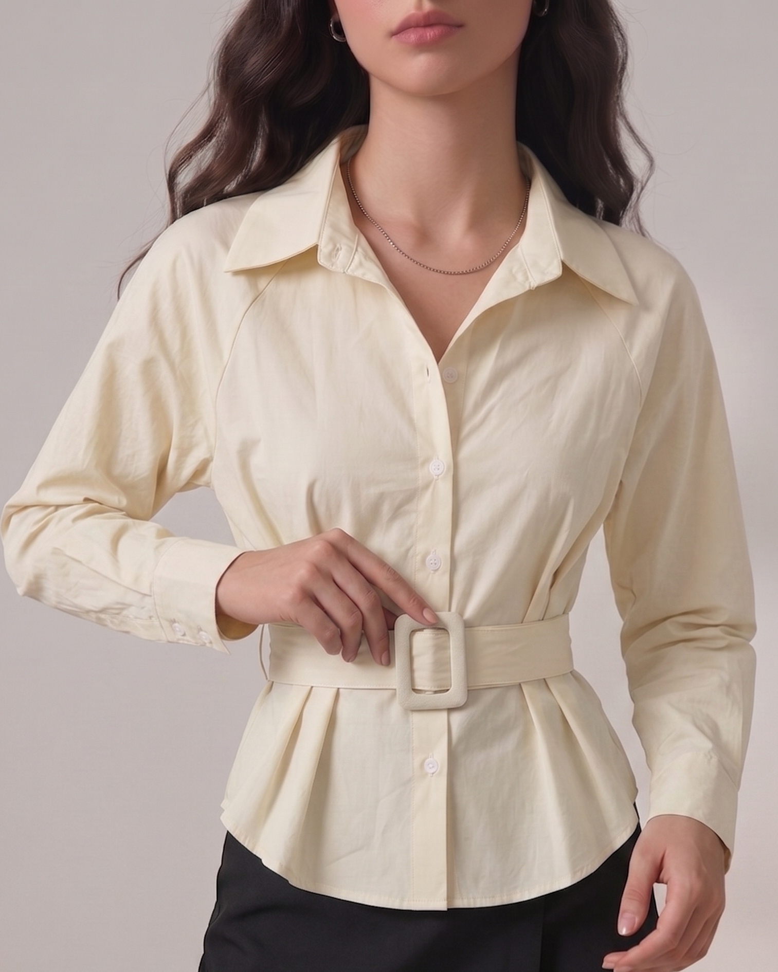 belted shirt