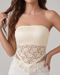 tassel tube top