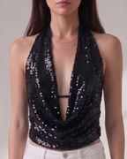 shimmer halter
