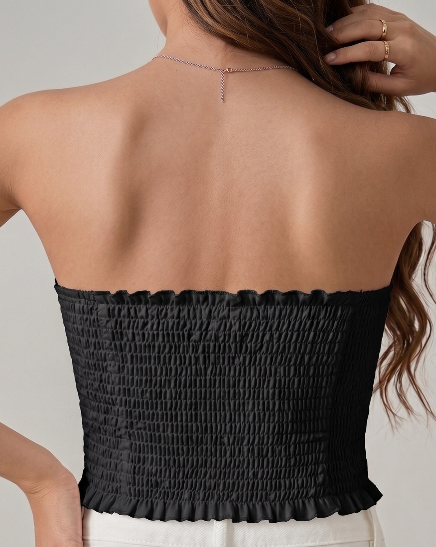 tassel tube top