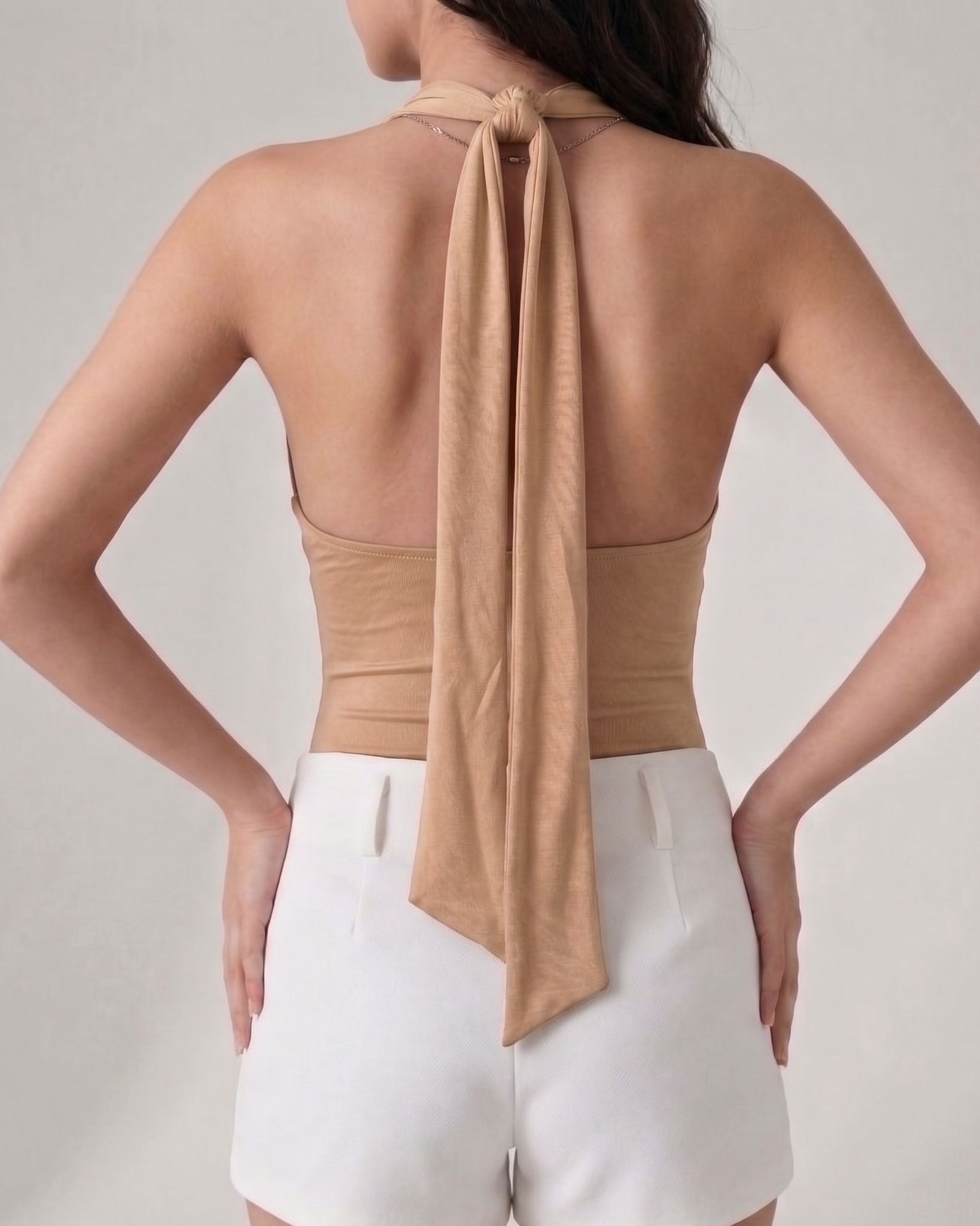 tie back halter