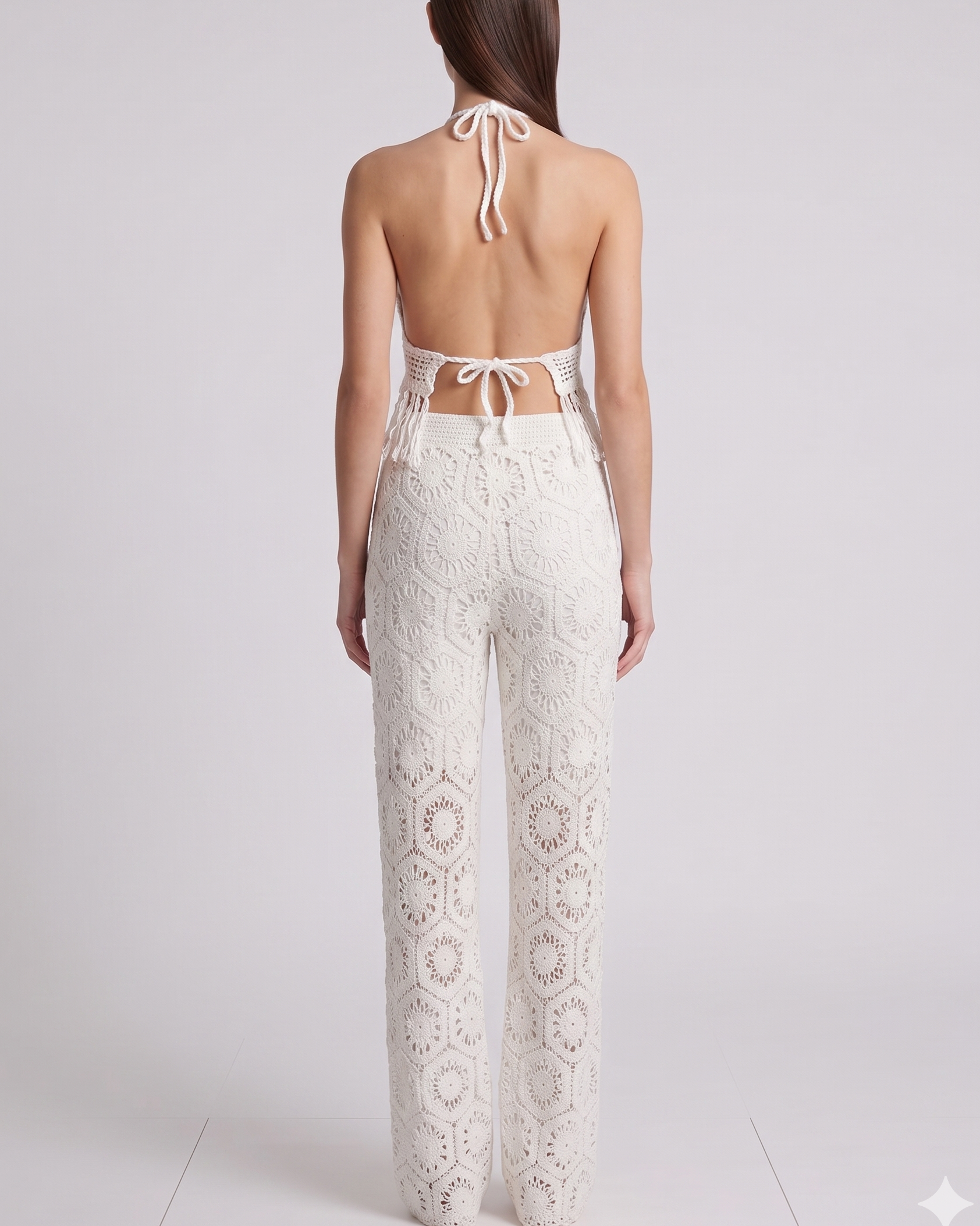 Beaded Crochet Co-ord Set