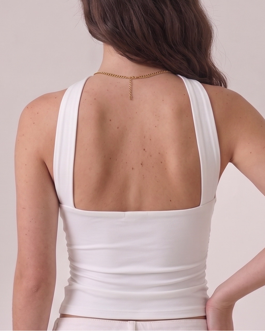 ring criss cross halter top