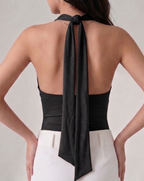 tie back halter