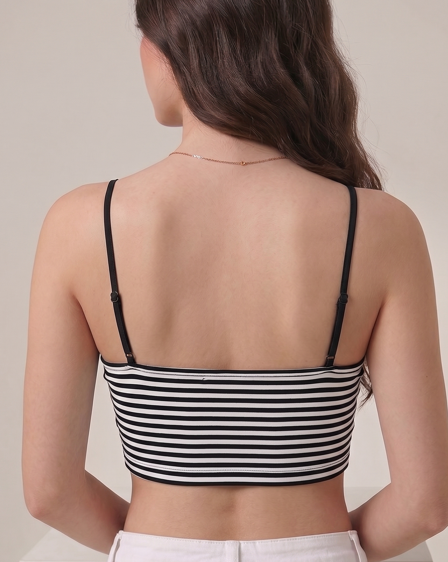 striped bustier