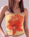 floral tube top