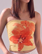 floral tube top