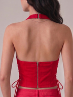 halter corset top