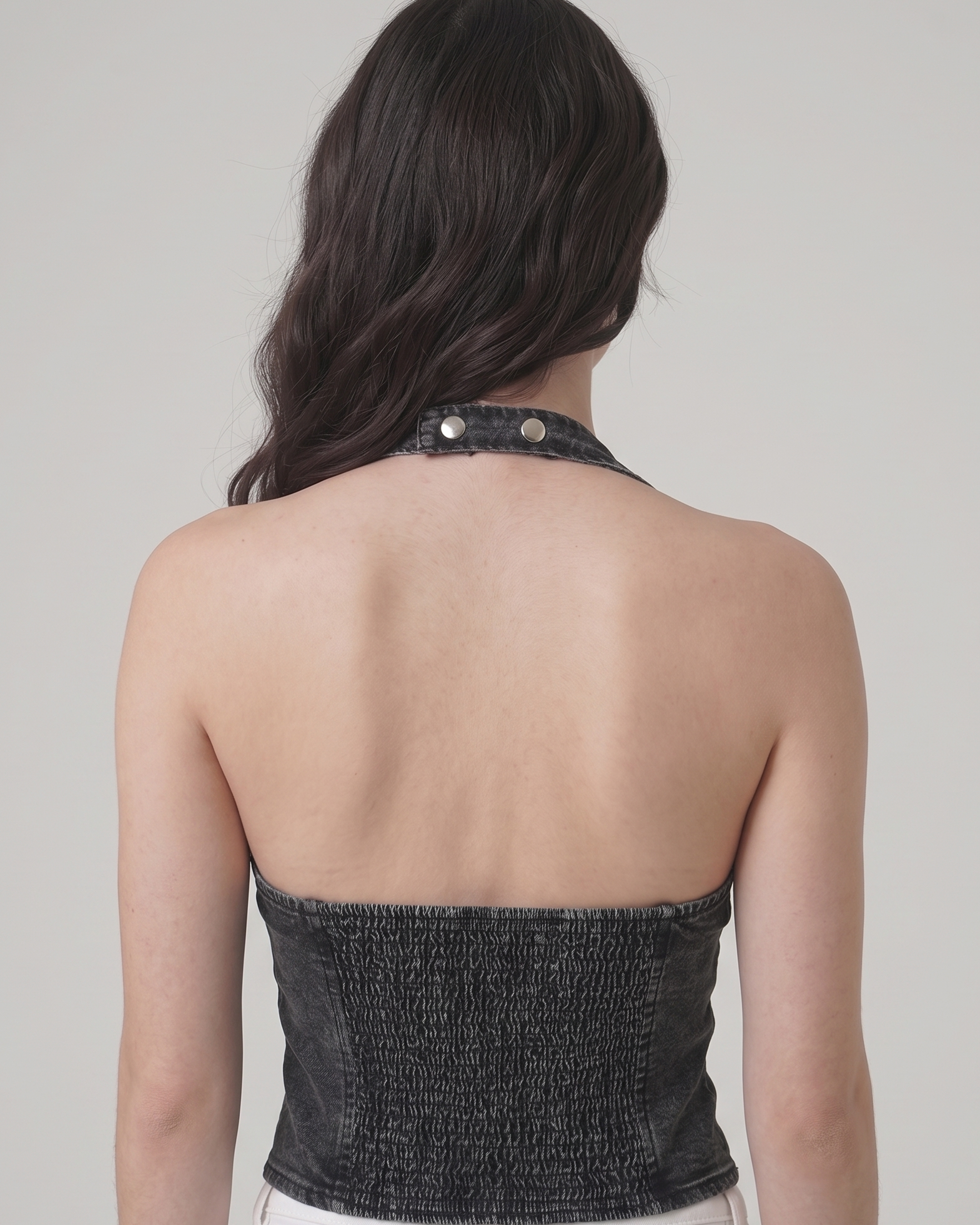 denim halter