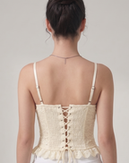 ruffle corset