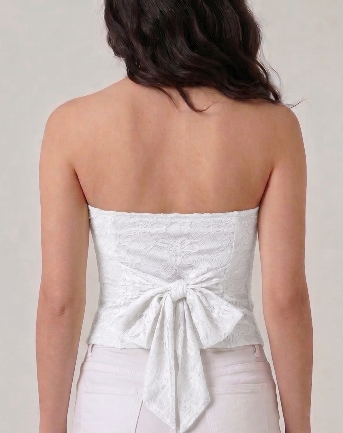 pearl tube top