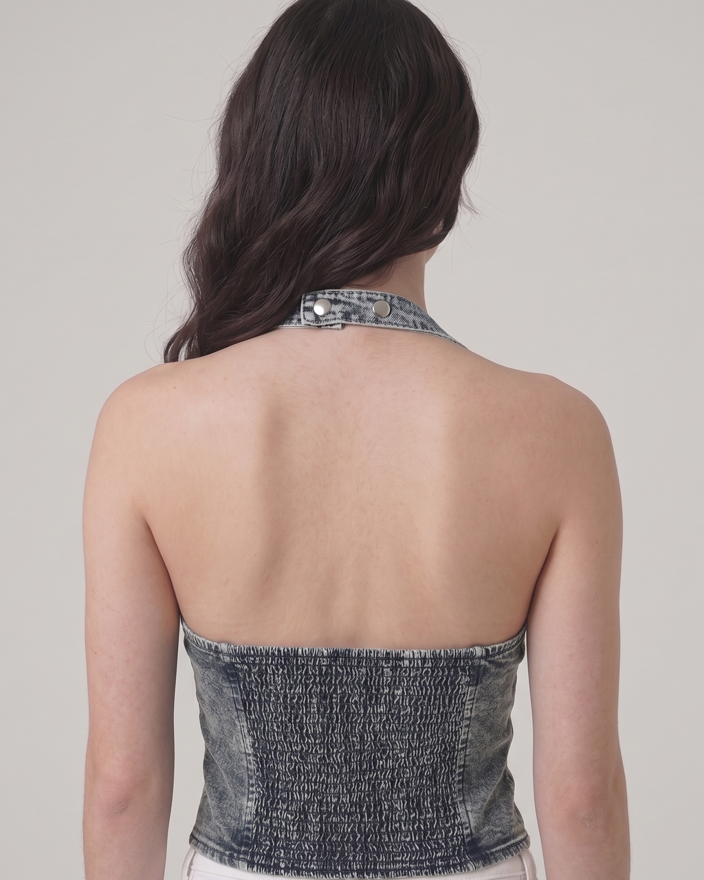 denim halter