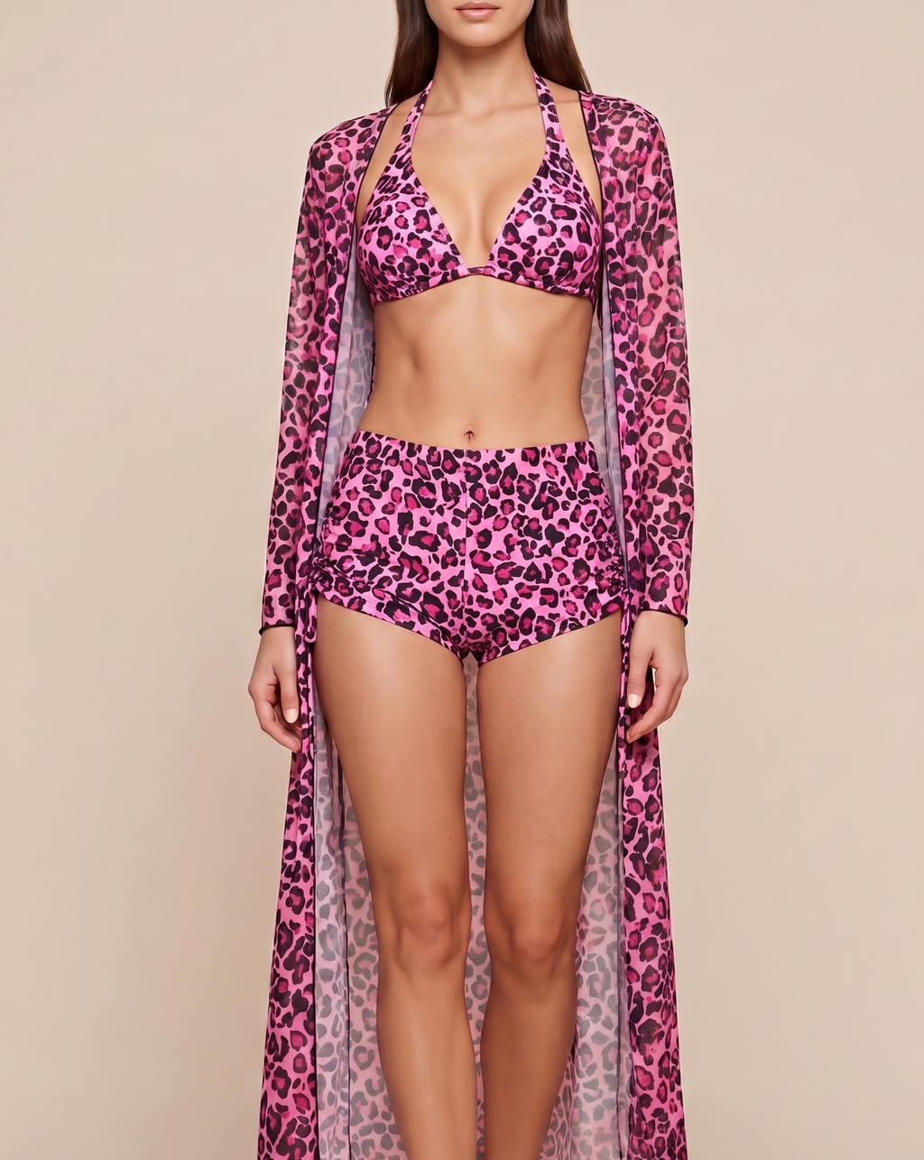 leopard print bikini