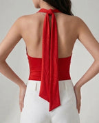 tie back halter