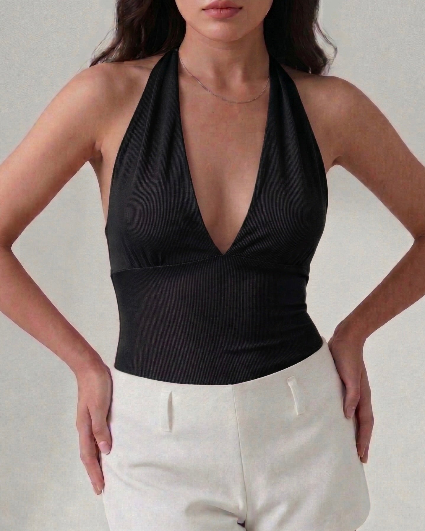 tie back halter