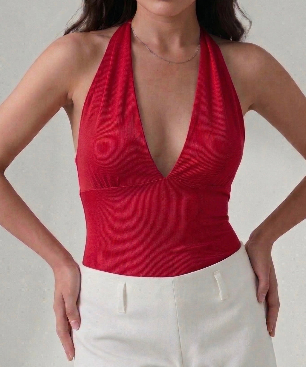 tie back halter