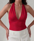 tie back halter