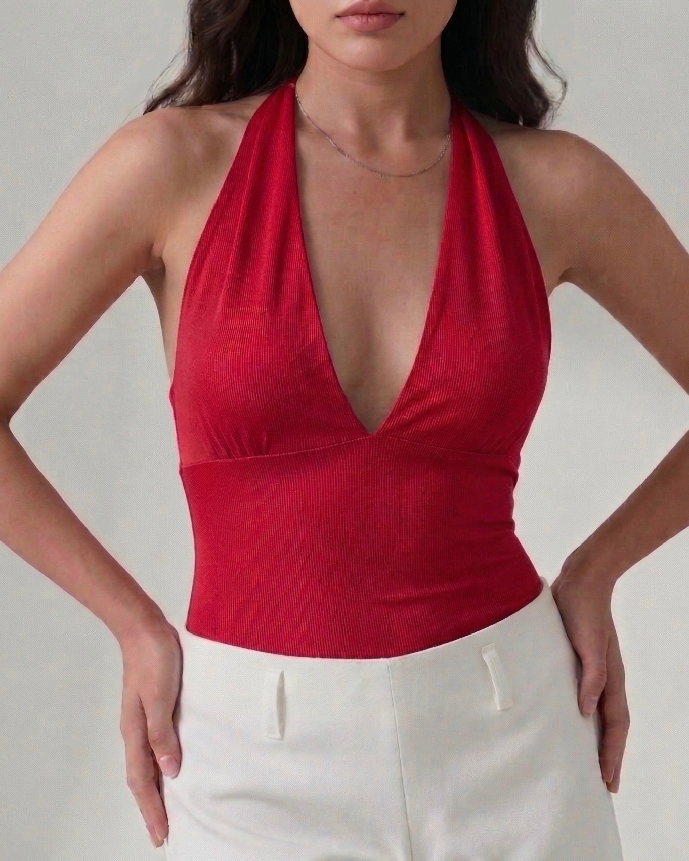 tie back halter