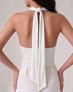 tie back halter