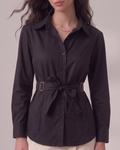 Tie waist shirt
