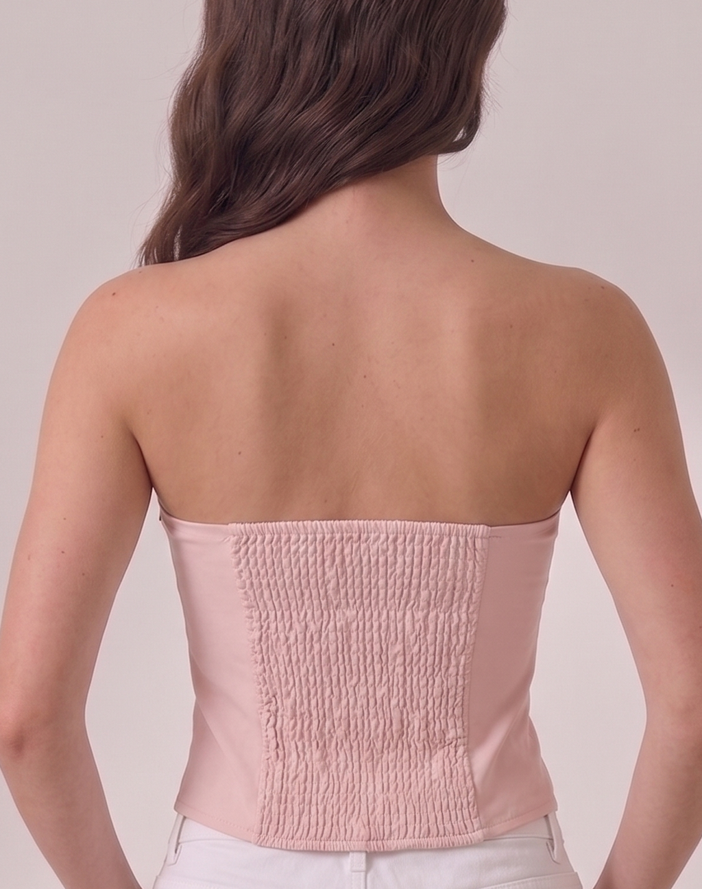 bow ribbon tube top
