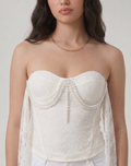 pearl tube top