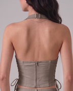 halter corset top