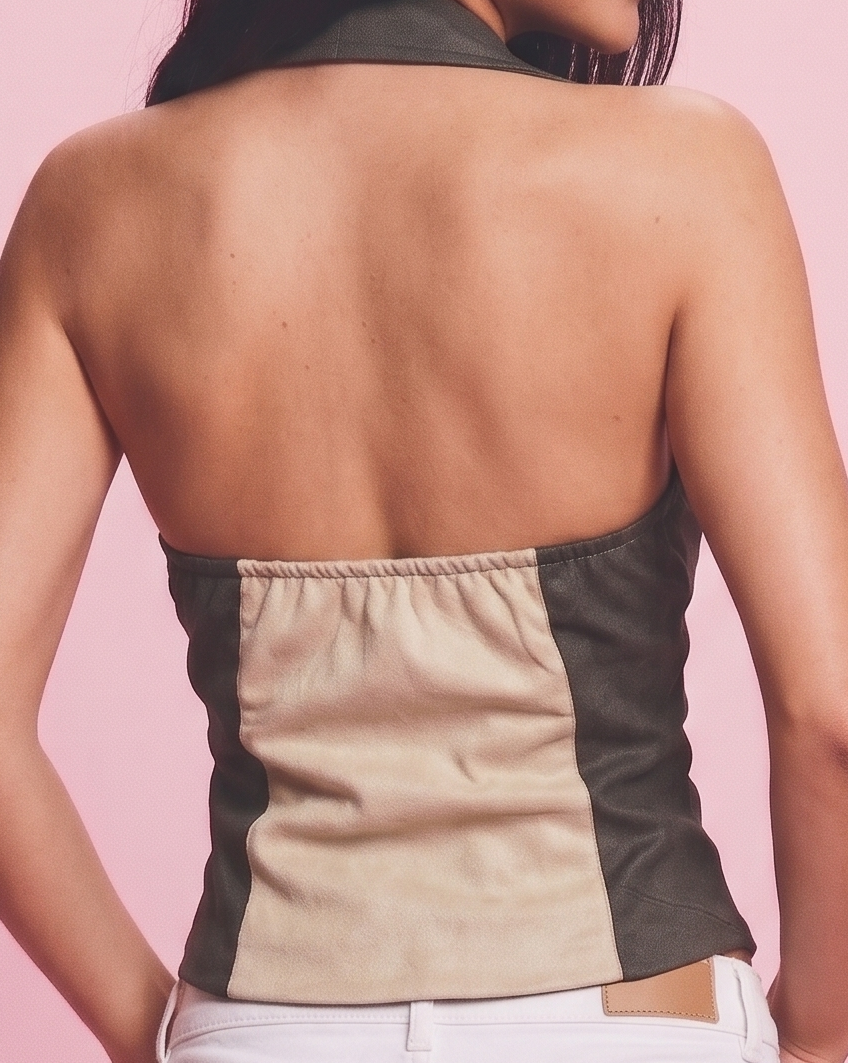 two tone vest